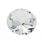 Preview: Glasstein 50x35mm mit Diamantschliff kristall klar, ohne Dekoration